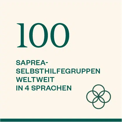100 Saprea-Selbsthilfegruppen weltweit in 4 Sprachen