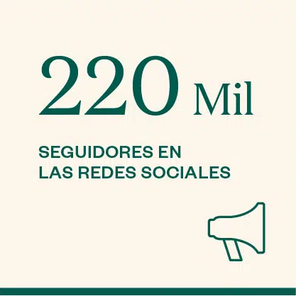 220 MIL SEGUIDORES EN LAS REDES SOCIALES