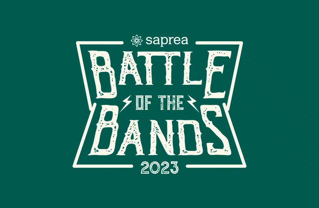 Logo for the Battle of the Bands event taking place April 2023